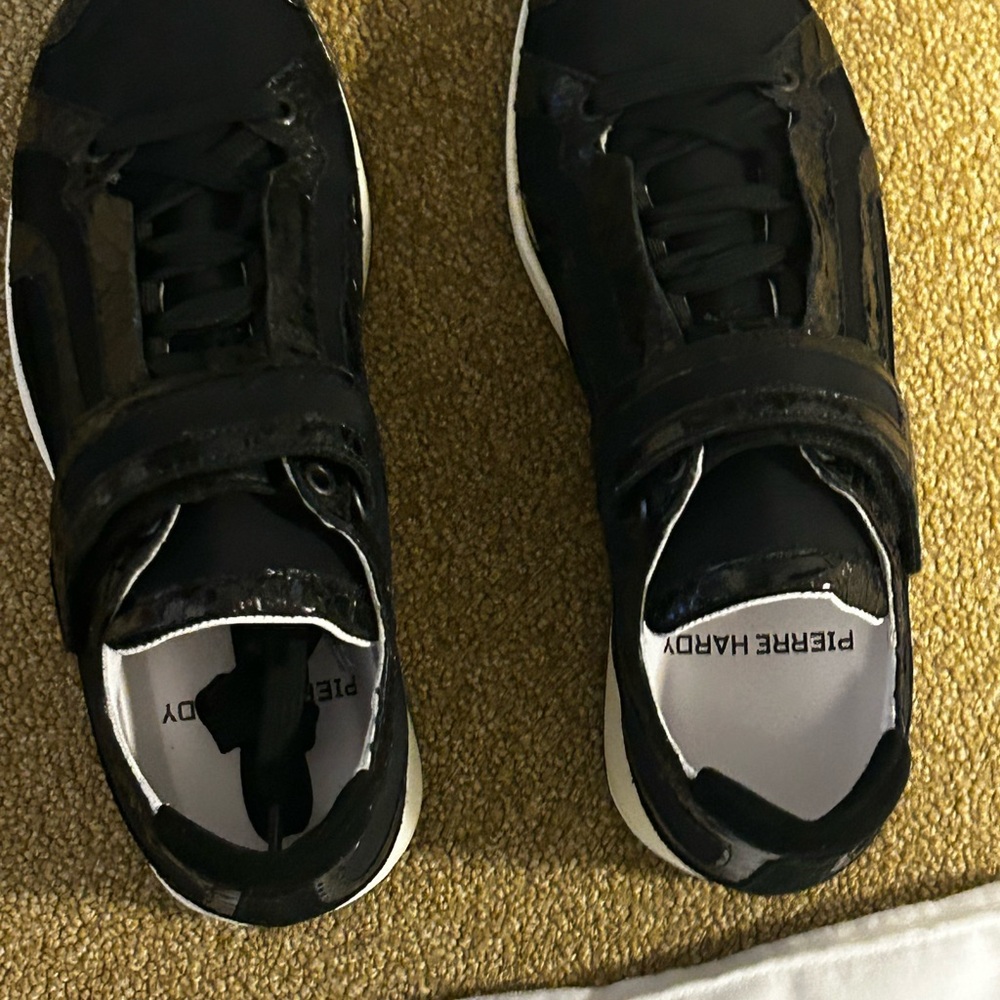 Pierre Hardy Black Snakeskin Woman’s shoes